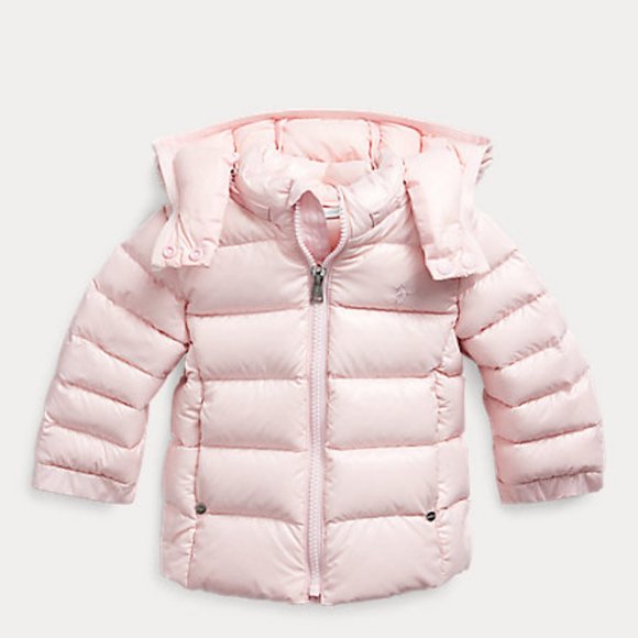 Ralph Lauren Girls Hooded Down Jacket - Picture 1 of 2